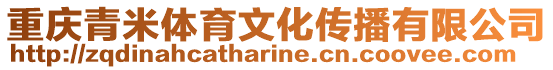 重慶青米體育文化傳播有限公司