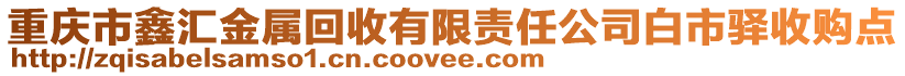 重庆市鑫汇金属回收有限责任公司白市驿收购点