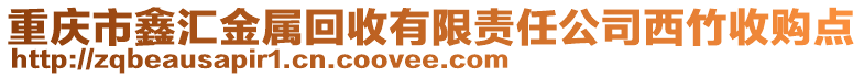 重庆市鑫汇金属回收有限责任公司西竹收购点