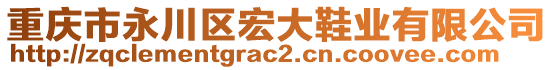 重慶市永川區(qū)宏大鞋業(yè)有限公司