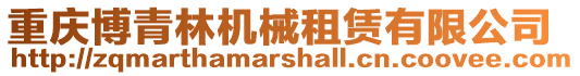 重慶博青林機(jī)械租賃有限公司