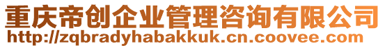 重慶帝創(chuàng)企業(yè)管理咨詢有限公司