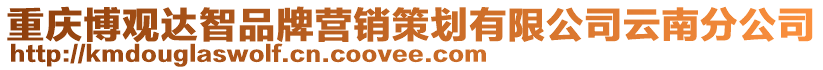 重慶博觀達智品牌營銷策劃有限公司云南分公司