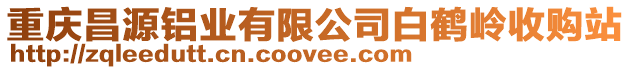 重慶昌源鋁業有限公司白鶴嶺收購站