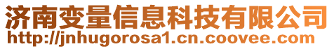 濟南變量信息科技有限公司