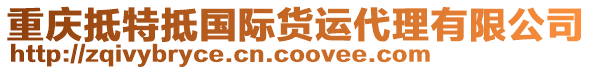 重慶抵特抵國(guó)際貨運(yùn)代理有限公司