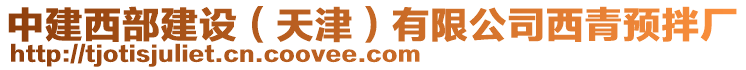 中建西部建設（天津）有限公司西青預拌廠