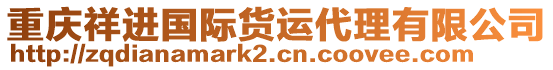 重慶祥進(jìn)國(guó)際貨運(yùn)代理有限公司