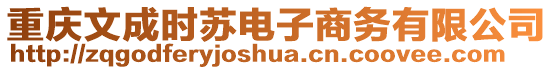 重慶文成時蘇電子商務(wù)有限公司