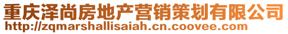 重慶澤尚房地產(chǎn)營銷策劃有限公司