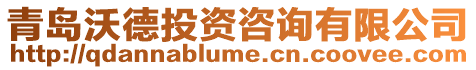 青島沃德投資咨詢有限公司