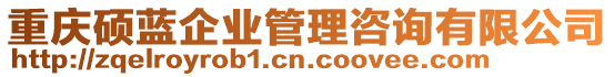 重慶碩藍(lán)企業(yè)管理咨詢(xún)有限公司