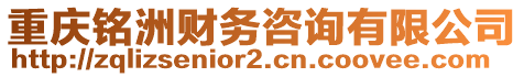 重慶銘洲財務(wù)咨詢有限公司