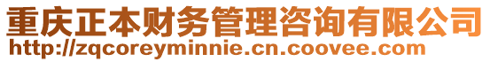 重慶正本財務(wù)管理咨詢有限公司