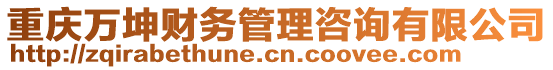 重慶萬坤財務管理咨詢有限公司