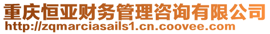 重慶恒亞財務管理咨詢有限公司