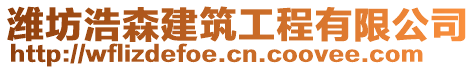 濰坊浩森建筑工程有限公司