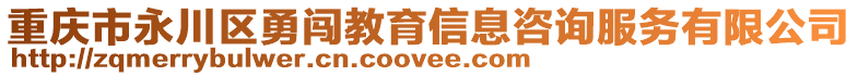 重慶市永川區(qū)勇闖教育信息咨詢(xún)服務(wù)有限公司