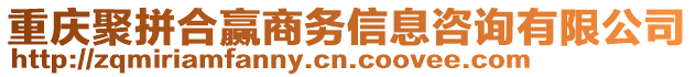 重慶聚拼合贏商務(wù)信息咨詢有限公司