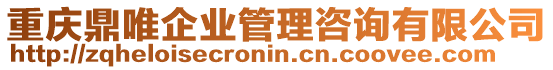重慶鼎唯企業管理咨詢有限公司