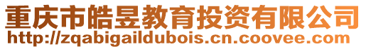 重慶市皓昱教育投資有限公司
