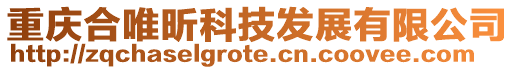 重慶合唯昕科技發(fā)展有限公司