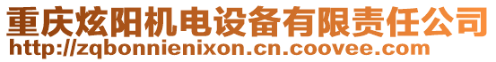 重慶炫陽機電設(shè)備有限責(zé)任公司