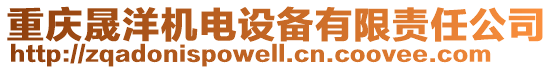 重慶晟洋機電設備有限責任公司