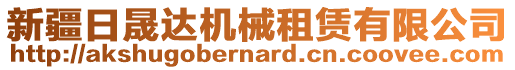 新疆日晟達(dá)機(jī)械租賃有限公司