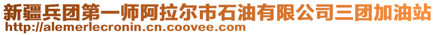 新疆兵團第一師阿拉爾市石油有限公司三團加油站