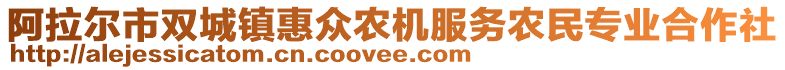 阿拉爾市雙城鎮(zhèn)惠眾農(nóng)機(jī)服務(wù)農(nóng)民專業(yè)合作社