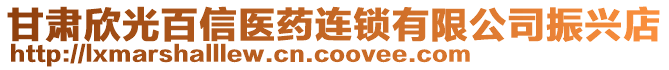 甘肅欣光百信醫(yī)藥連鎖有限公司振興店