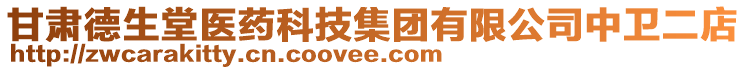 甘肅德生堂醫(yī)藥科技集團(tuán)有限公司中衛(wèi)二店