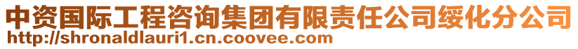 中資國(guó)際工程咨詢集團(tuán)有限責(zé)任公司綏化分公司