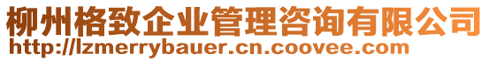 柳州格致企業(yè)管理咨詢有限公司