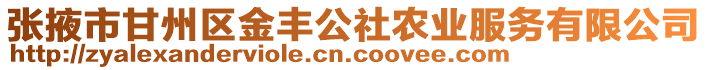 張掖市甘州區(qū)金豐公社農(nóng)業(yè)服務(wù)有限公司