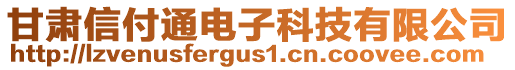 甘肅信付通電子科技有限公司