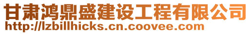 甘肅鴻鼎盛建設工程有限公司