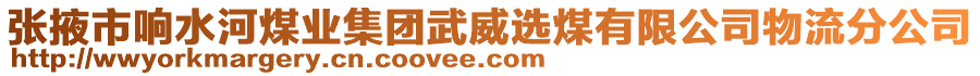 張掖市響水河煤業(yè)集團(tuán)武威選煤有限公司物流分公司