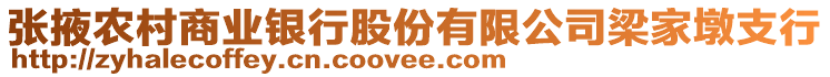 張掖農村商業(yè)銀行股份有限公司梁家墩支行