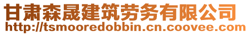 甘肅森晟建筑勞務(wù)有限公司