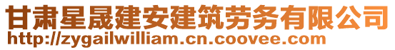 甘肅星晟建安建筑勞務(wù)有限公司