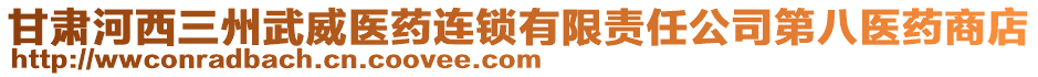 甘肅河西三州武威醫(yī)藥連鎖有限責任公司第八醫(yī)藥商店