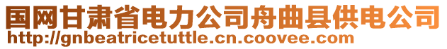 國(guó)網(wǎng)甘肅省電力公司舟曲縣供電公司