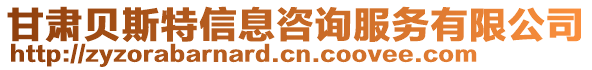 甘肃贝斯特信息咨询服务有限公司