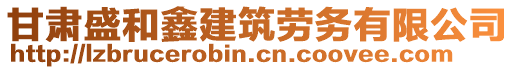 甘肅盛和鑫建筑勞務(wù)有限公司