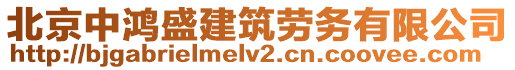 北京中鴻盛建筑勞務(wù)有限公司