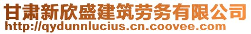 甘肅新欣盛建筑勞務有限公司