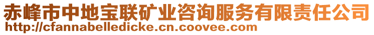 赤峰市中地寶聯(lián)礦業(yè)咨詢服務(wù)有限責(zé)任公司