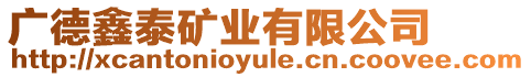 廣德鑫泰礦業(yè)有限公司